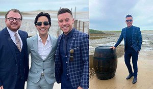Nathan Carter steps out in style for ex Lisa McHugh's Donegal wedding - Extra.ie
