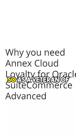 #customerloyalty Check out our full service #NetSuite engineering team and learn more about how we can extend Annex Cloud for customizations to fit the look and feel of your website. Our integration of Annex Cloud #Loyalty for #SuiteCommerce provides businesses running NetSuite with an easy, quick, and seamless way to increase their average Web store order values, build recurring revenues, and retain their valuable customers. #SCGteam #seibertconsultinggroup