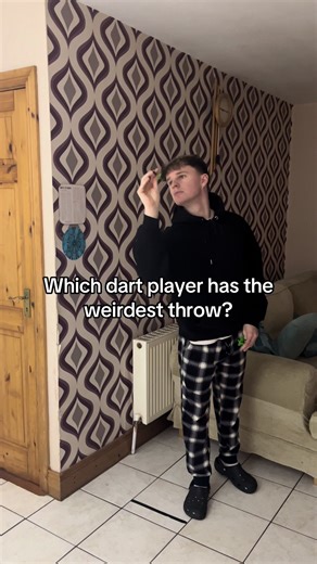 Which dart player has the weirdest throw? @OfficialPDC @PDC Europe @L-style @makayla @Evan Foley #darts #dartscommunity #viral #worlddartschampionships #weird