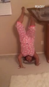 Yoga isn't always relaxing 😂🧘‍♀️ | Peachy