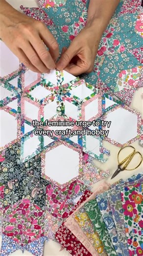 Anyone else’s hobby list just keep on growing? 😅 Our 2026 sewing clubs are the perfect way to try something new – one project, one month at a time Find out more 👉 http://www.alicecaroline.com #libertyfabric #libertyprint #libertycraftclub #libertyquilt #quilttok #quilting #quiltersofinstagram #quiltpattern #epp #englishpaperpiecing #hexielove #hexies #eppeverywhere #paperpiecing #slowsewing #handsewing #embroidery #dmcembroidery #embroiderykit | Alice Caroline Liberty Fabric