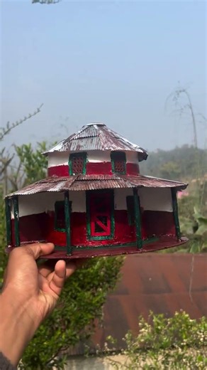 Homemade DIY Mini Rotating House #shortvideo #music