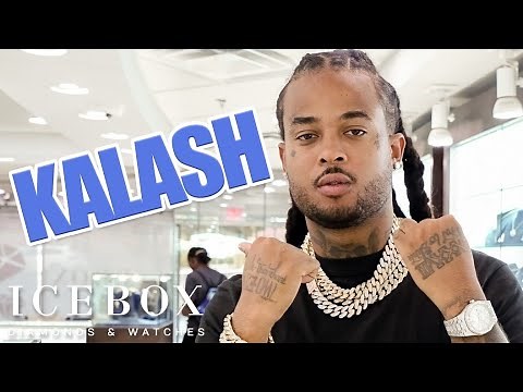 Kalash Comes From Paris To Buy Iced Out Cubans at Icebox