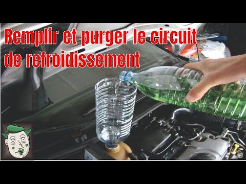 comment remplir et purger le circuit de refroidissement Peugeot 206 ?