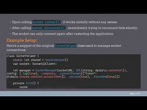 Resolving Socket.io Connection Issues on iOS: A Simple Guide to Fixing Disconnect Problems