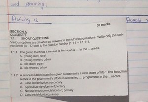 SECTION AQuestion 11.1. SHORT QUESTIONSVarious options are p... | Filo