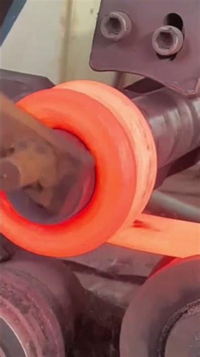 Hot Metal Rod Bend Epic Spring Mechanism Experiment