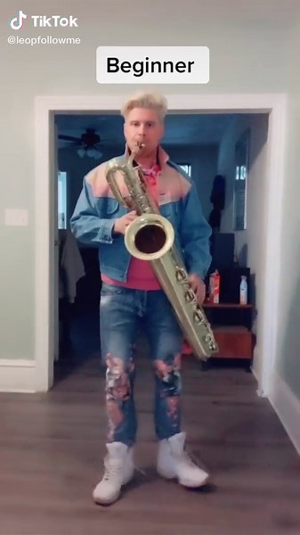 Leo P Saxophone Dance Performance on TikTok