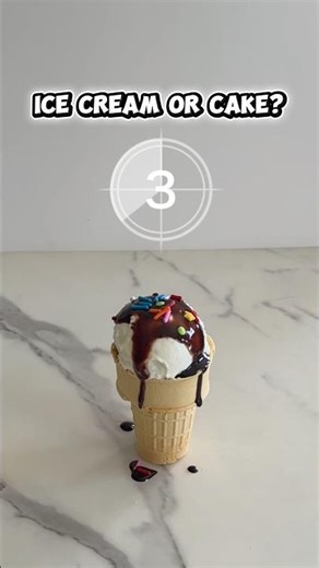 Ice cream or cake? Did you guess correctly? Leave a comment!