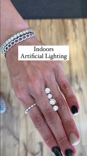 Diamond Color Comparison on Hand