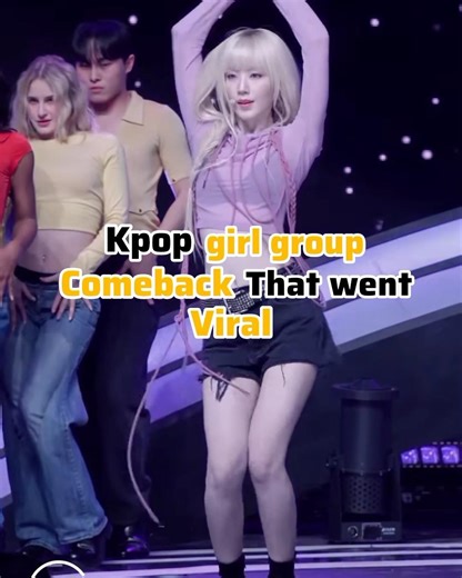 kpop girl group comeback that went viral#kpop#mono#g-idle#aespa#blackpink#ive#le sserafim#jump#fypシ