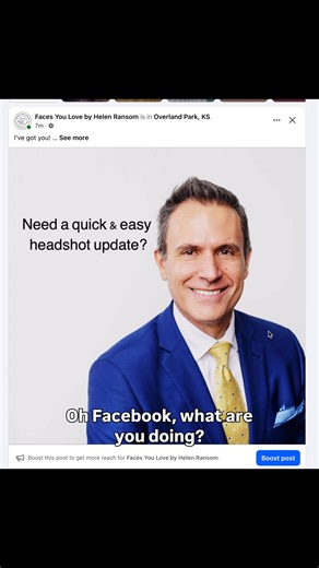 Yesterday I saw a post in a group and immediately thought the picture wasn’t great, so I went back and looked for it and sure enough - just fine when clicked on and viewed that way. (For me, this is only an issue on my computer not my phone!) | Faces You Love by Helen Ransom