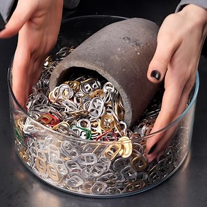 1.8M views · 1K reactions | Turning Pull Tabs Into A Door Stopper Thanks for watching! Please be aware that this video is for entertainment purposes only and techniques shown should not be attempted at home! | Science, Tech and Universe | Facebook