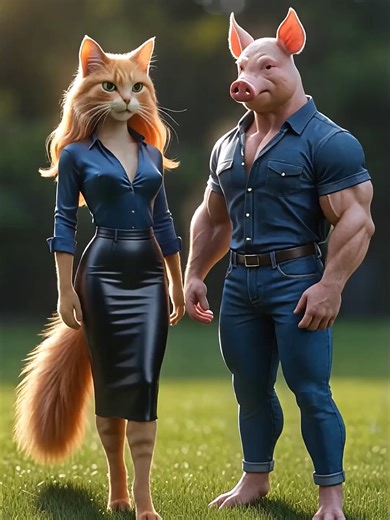 I wish I could still take care of you… but now it’s his turn. part 2 #fyp #cat #ai #love