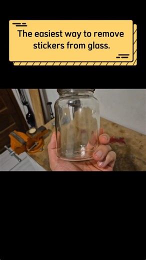 How to Remove Stickers from Glass in SECONDS! ⚡️ (No Scrubbing)