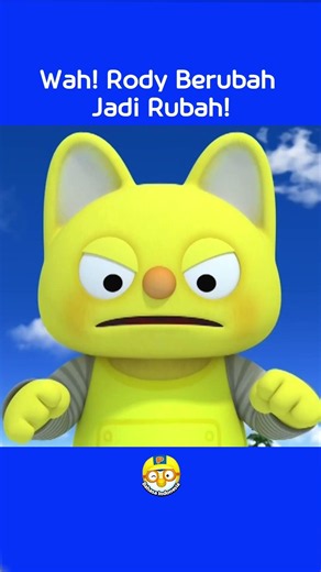 Wow! Rody Turns Into a Fox! #IndonesianLanguage #shorts #forkids #kidsanimation