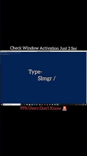 Check Windows Activation Status Instantly ⚡ Hidden License Trick | Computer Tips & Tricks