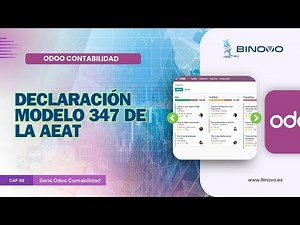 Odoo Accounting | Tutorial 88 📌 AEAT Form 347 Declarations