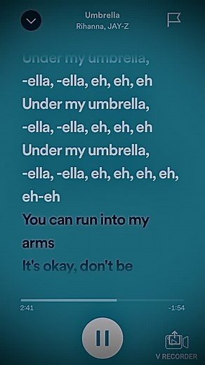 Unbrella - rihanna #fyp#fypシ #rihanna