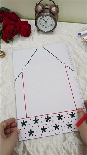 Frontpage ideas for project #frontpage #coverpage #projecttheme #schoolproject# borderdesign #simple