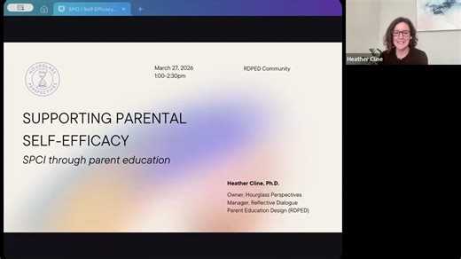 Supporting Parental Self-Efficacy