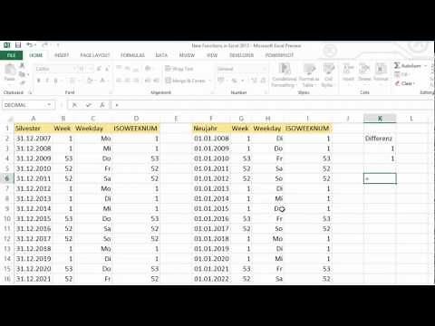 Excel 2013 - DAYS - Neue Funktion für Datumsdifferenzen
