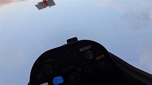 Calmness and serenity or a rollercoaster thrill ride, gliding has both🎢 A quick change-over of the wingtips on our training gliders and you have a fully aerobatic aircraft! Steve KR in the back turning Dave H's world upside down - thankfully no sick bags required! Great fun, especially the negative g | Deeside Gliding Club
