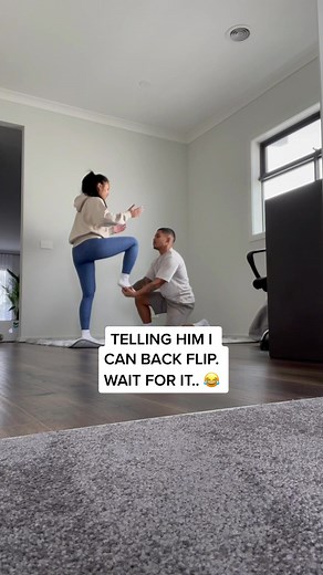 Unexpected Surprise Instead of Backflip Prank