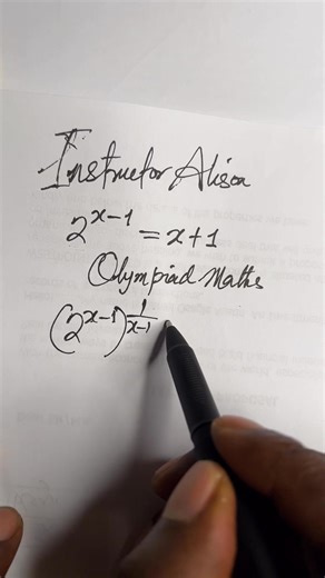 Olympiad math | Alison Zaccheaus Otuebe