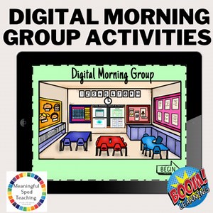 Calendar and Morning Group Activities Digital Boom Cards™