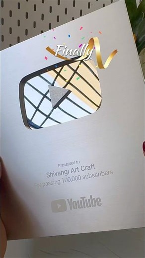 Finally I got my silver play button #shorts #viralshort #silverplaybutton