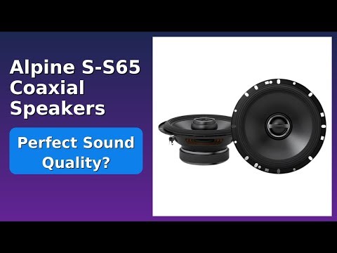 REVIEW (2025): Alpine S-S65 Coaxial Speakers. Features.