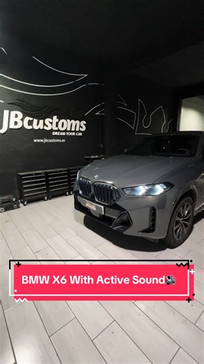 BMW X6 G06 Diesel con sistema JB Customs Active Sound 🚀🚗🔊 Cambia el sonido de tu coche sin afectar a la ITV ni a la garantía oficial! 📝 Regula el sonido a tu gusto desde APP 📲 y pasa de un sonido a otro desde los modos de conducción del vehículo! 🙆‍♂️😱 👨‍💻 Tienda Online: www.jbcustoms.es 📲 Telefono / WhatsApp: 34 663508245 📩 Email: info@jbcustoms.es ————————————————— BMW X6 G06 Diesel with JB Customs Active Sound system 🚀🚗🔊 Change the sound of your car without affecting the ITV or 