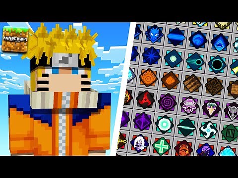 NEW!! Naruto Addon for MCPE 1.21 – Best Jutsu & Clan Powers in Minecraft Bedrock!
