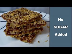 Homemade OATMEAL DATE BARS Recipe | Easy DATE SQUARES Recipe