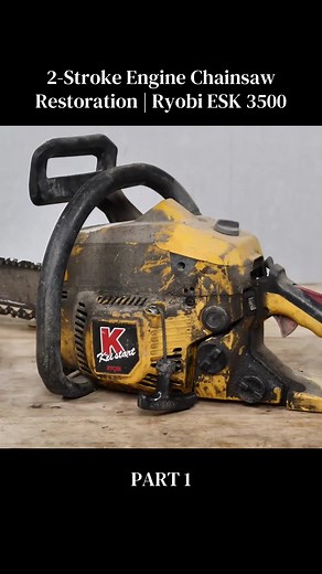 Ryobi ESK 3500 Chainsaw Restoration: Part 1