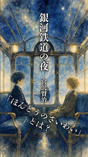 文学要約「銀河鉄道の夜」宮沢賢治 ほんとうのさいわいとは？