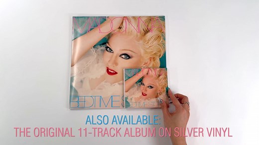 Something’s coming over… this Friday! ‘Bedtime Stories – The Untold Chapter’ 8-track EP will be out on digital, as well as on 12” vinyl. Also available, the original album pressed on silver vinyl and a deluxe 2-CD set. Pre-order now! https://m.lnk.to/BTSTUC | Madonna