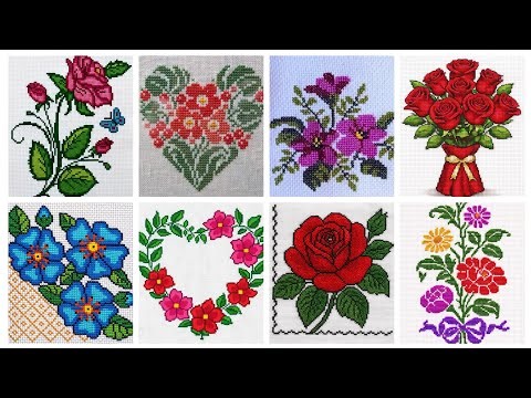 Most beautiful & stunning cross stitch ideas/ kurhai designs
