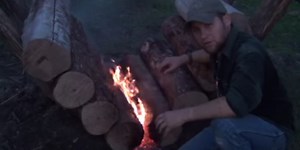 This Self-Feeding Campfire Will Burn All Night