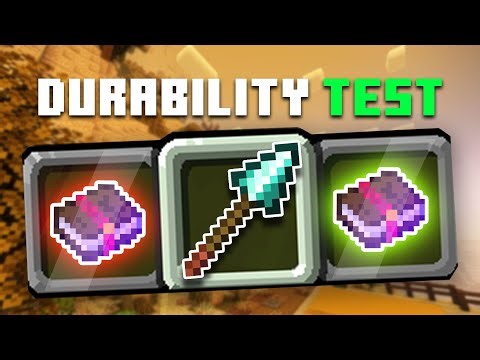 Minecraft Spear Durability Test – Lunge vs Unbreaking