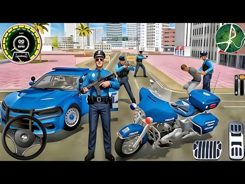 🚓 Police Car Chase Simulator 3D – Real City Cop Pursuit Gameplay (Android)