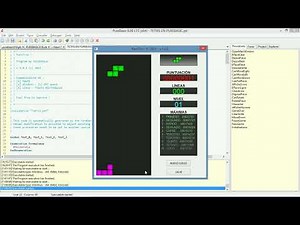 TALLER DE PROGRAMACIÓN PUREBASIC 020. EMPEZAMOS A HACER UN JUEGO TIPO TETRIS.
