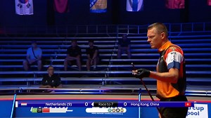 Niels Feijen puts the Dutch ahead to open the day's play The World Cup of Pool veteran looks sharp 🇳🇱🇭🇰 #WorldCupofPool 🌎 | Matchroom Pool