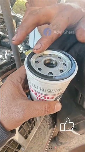 Oil filter install ultra trick 💡 engine noise end