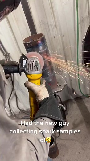 Make sure you get those spark samples #weldingschool #welder #fyp #lol #welderprank #viral | Western Welding Academy