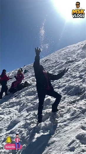 Manali Snow 😍❄️ | Winter Adventure & Himalayan Views 🔥 | #mskvlogs
