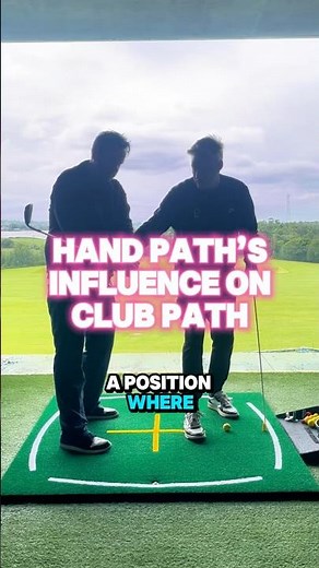 Understanding how hand path influences club path in golf swing 🏌️‍♂️👋 #golf #golftips #golfswing