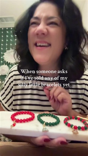 Patiently waiting on the first sale 👀 #bracelet #braceletmaking #handmadegifts