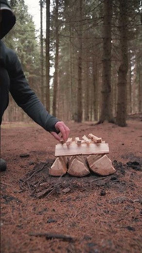 HOW TO MAKE A LONG LASTING CAMPFIRE | REVERSE BONFIRE